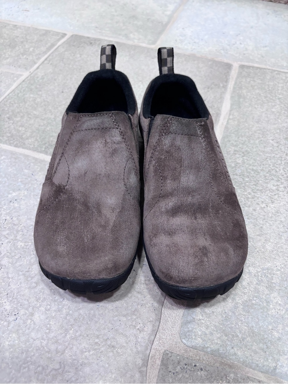 Merrell Jungle Glove Lightweight Suede Slip On Moc Shoes Women's 7.5 Brown
